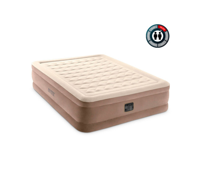 64428 Надувная кровать 152х203х46см "Ultra Plush" встр.нас. 220В, до 272кг