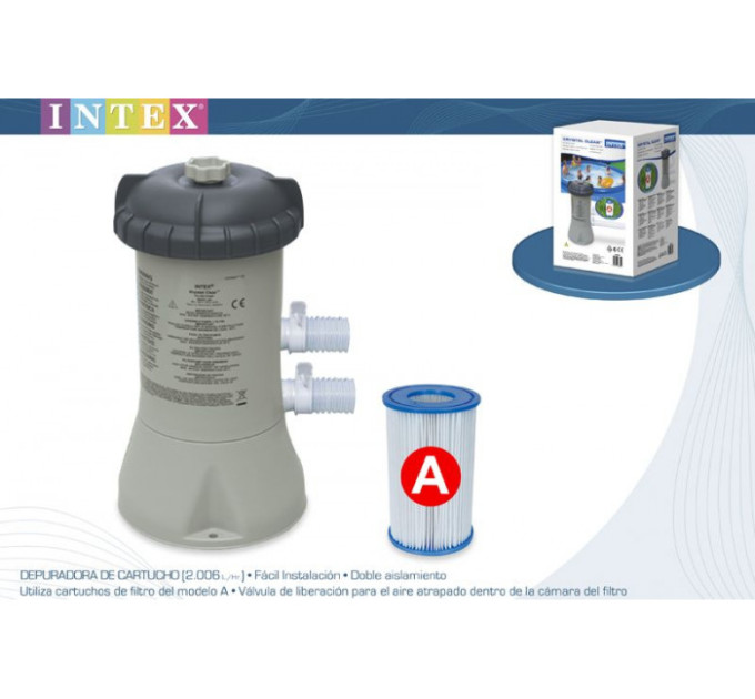 18604/58604/28604 Картриджный фильтр-насос Krystal Clear, 2006л/ч, картридж А