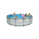 26322 Каркасный бассейн Ultra Frame 488х122см, 19156л, фил.-насос 5678л\ч, лестница, тент, подстилка