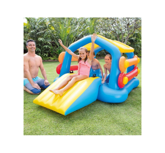 58294 Игровой центр 279х173х122см "Домик" с горкой, от 9 лет