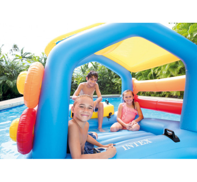 58294 Игровой центр 279х173х122см "Домик" с горкой, от 9 лет