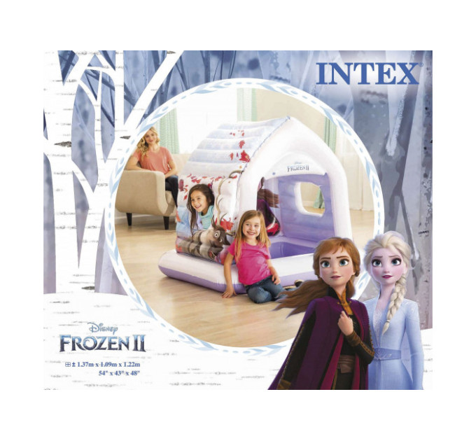 48632 Игровой домик 137х109х122см "Холодное сердце" 3-6 лет