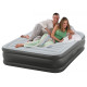 64436 Надувная кровать Deluxe Pillow Rest Raised Bed 152х203х42см, встроенный насос 220V