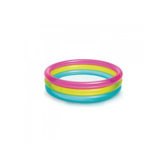 57104 Детский надувной бассейн 86х25см "Радуга" 63л, 1-3 лет