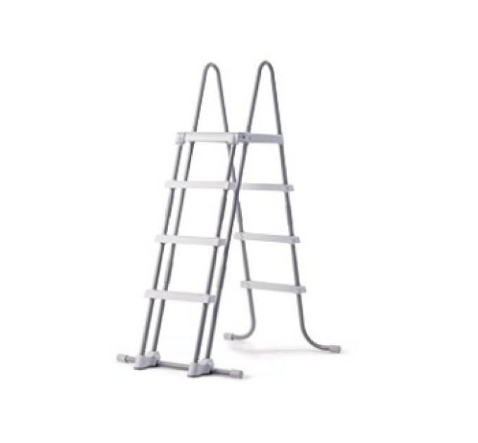 28073 Лестница для бассейнов до 122 см, 3 ступеньки, с площадкой, с защитой