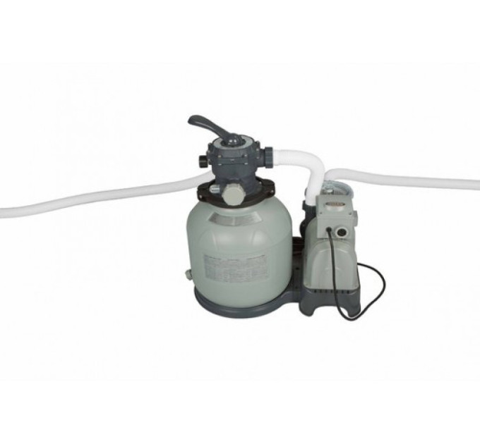 28372 Каркасный бассейн Ultra Frame 975x488x132см, 54368л, песочный фил.-насос, лестница, тент, подстилка