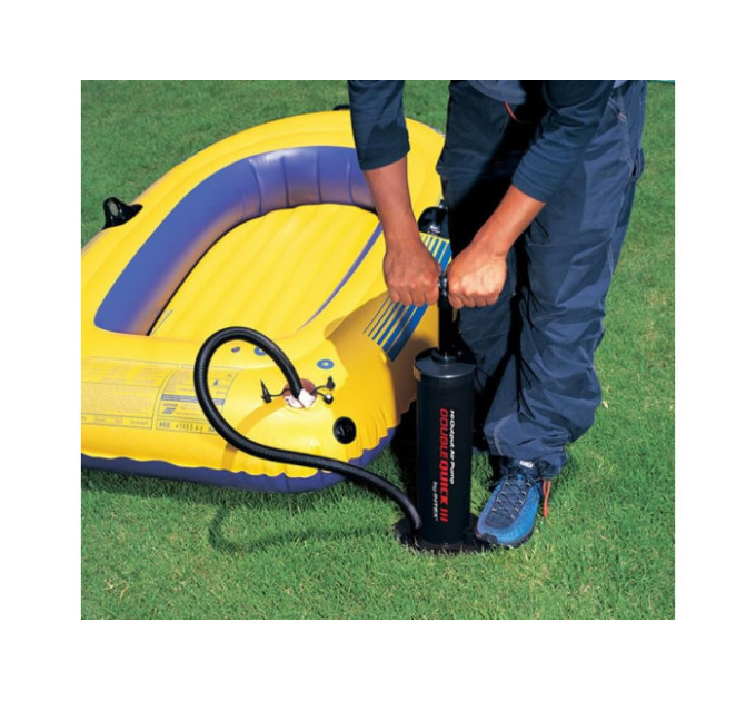 68615 Насос ручной 48см "Double Quick III" шланг с 4 насадками