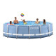 28736 Каркасный бассейн Prism Frame 457x122см, 16805л, фил.-насос 3785л/ч, лестница, тент, подстилка