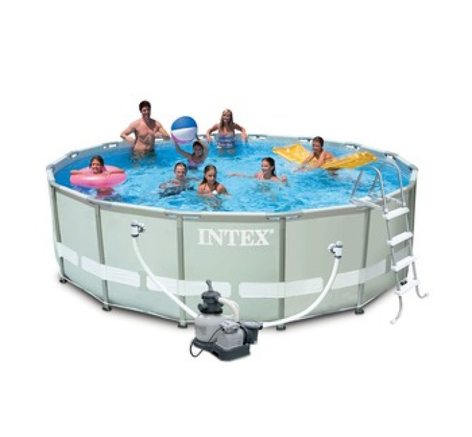 28328 Каркасный бассейн Ultra Frame 488х122см, 19156л, комб.фил-нас, лестн, тент, подст, наб.д/чис,скиммер