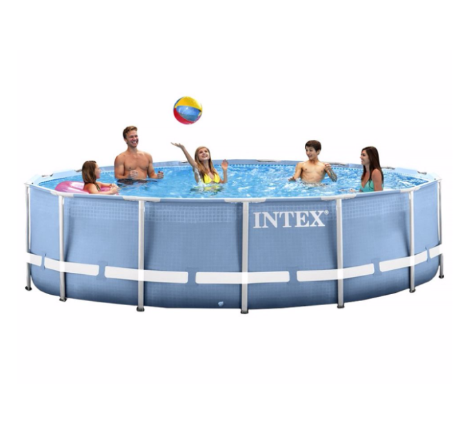 26736 Каркасный бассейн Prism Frame 457х122см, 16805л, фил.-насос 3785л\ч, лестница, тент, подстилка