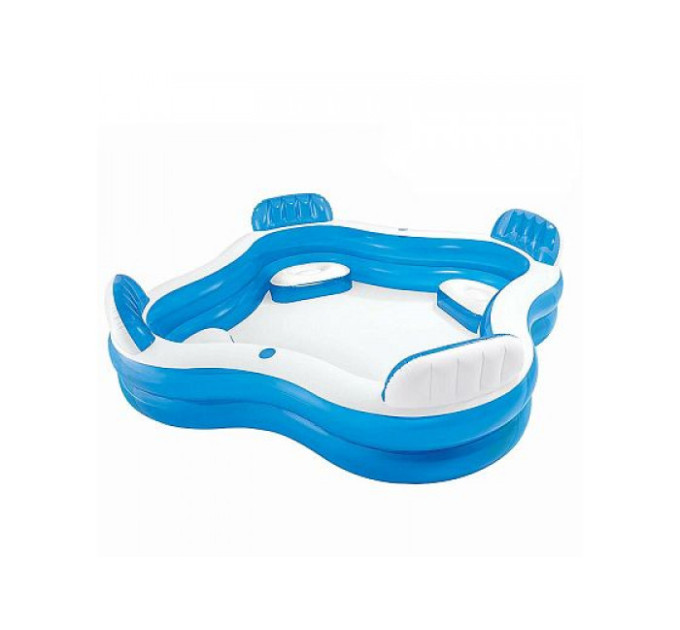 56475 Детский надувной бассейн 229х229х66см "Семейный" 990л, от 3 лет