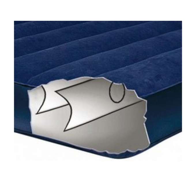 68765 Надувной матрас 152х203х22см "Classic" с подушками и насосом, до 272кг