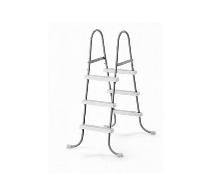 28075 Лестница для бассейнов до 107см, 3 ступеньки, без площадки, с защитой