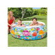 58480 Детский надувной бассейн 152х56см "Аквариум" с надувным дном, 360л, от 6 лет