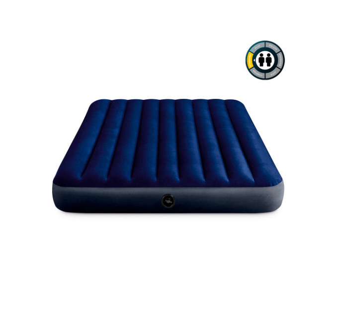 64759 Надувной матрас 152х203х25см "Classic" до 272кг