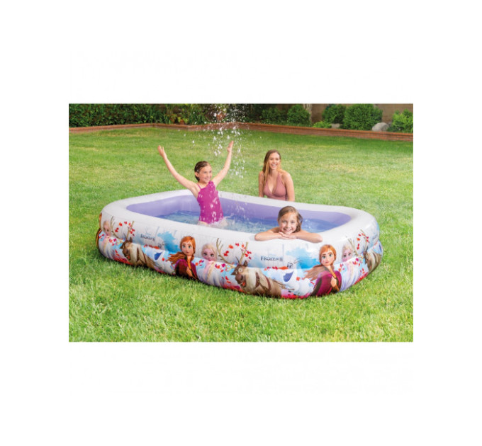 58469 Детский надувной бассейн 262х175х56см "Холодное сердце" от 6 лет