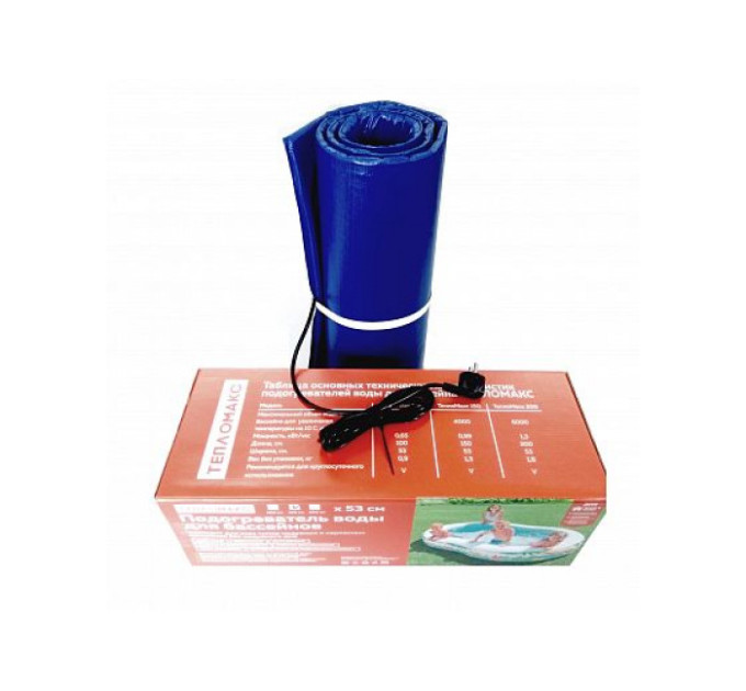 Тм150 Электроподогреватель для воды в бассейне до 4000л, 0.99 кВт, 150х53см