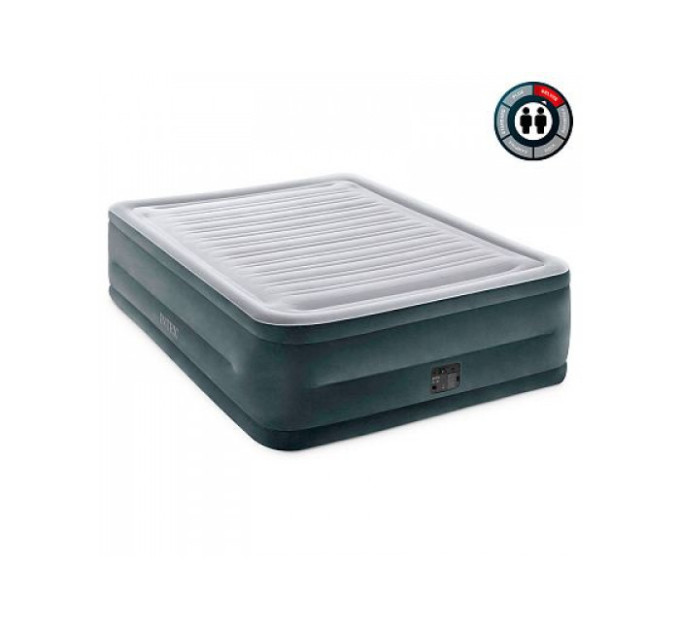 64418 Надувная кровать 152х203х56см "Comfort-Plush" встр.нас. 220В, до 272кг