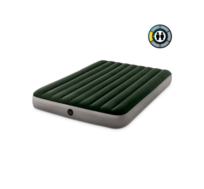 64779 Надувной матрас 152х203х25см "Prestige" насос на батарейках (6хС), до 272кг