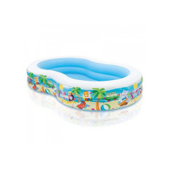 56490 Детский надувной бассейн 262х160х46см "Лагуна" 700л, от 3 лет