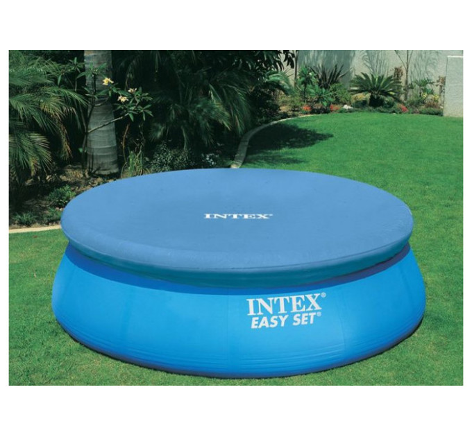 28180 Бассейн Easy Set 457х84см, 9792л, фильтр-насос 2006л/ч, лестница, тент, подстилка