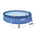28180 Бассейн Easy Set 457х84см, 9792л, фильтр-насос 2006л/ч, лестница, тент, подстилка