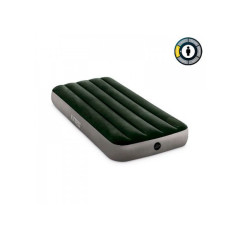 64760 Надувной матрас 76х191х25см, встр. ножной насос, до 136кг