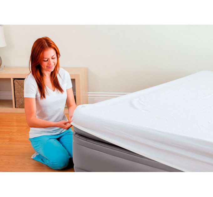 64164 Надувная кровать 152х203х51см "Prime Comfort" встр.нас. 220В, до 272кг