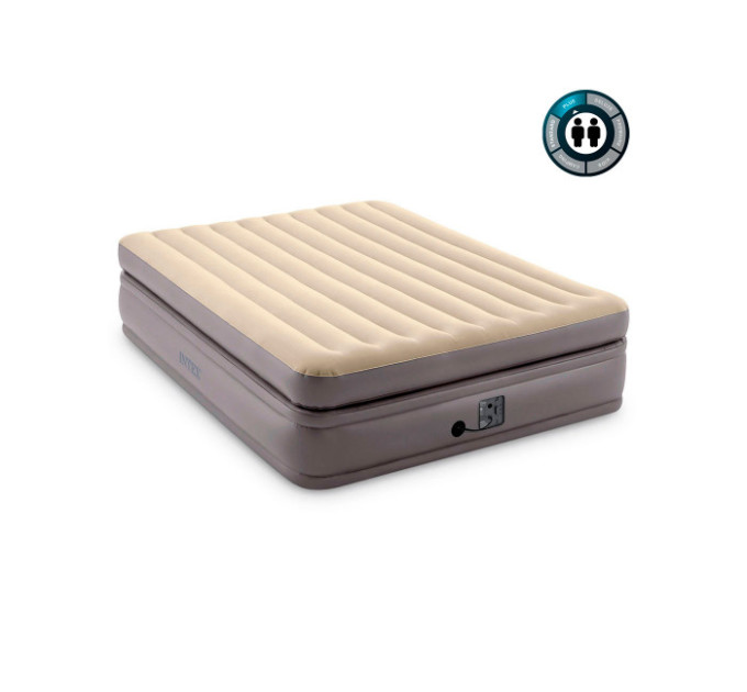 64164 Надувная кровать 152х203х51см "Prime Comfort" встр.нас. 220В, до 272кг