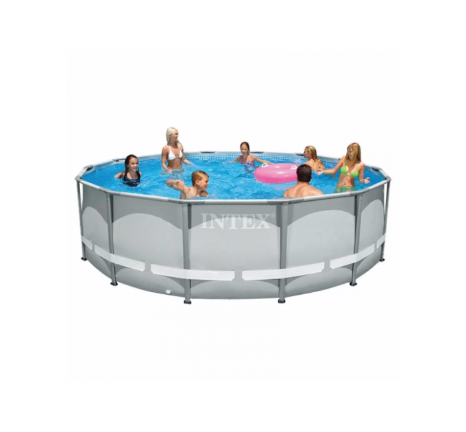 26310 Каркасный бассейн Ultra Frame 427х107см, 12706л, фил.-насос 3785л\ч, лестница, тент, подстилка