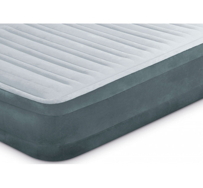 67766 Надувная кровать 99х191х33см "Comfort-Plush" встр.нас. 220В, до 136кг