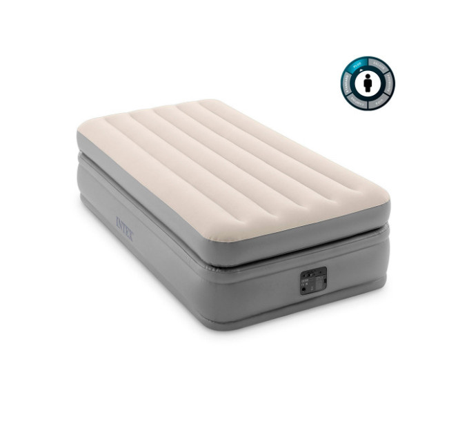 64162 Надувная кровать 99х191х51см "Prime Comfort" встр.нас. 220В, до 136кг