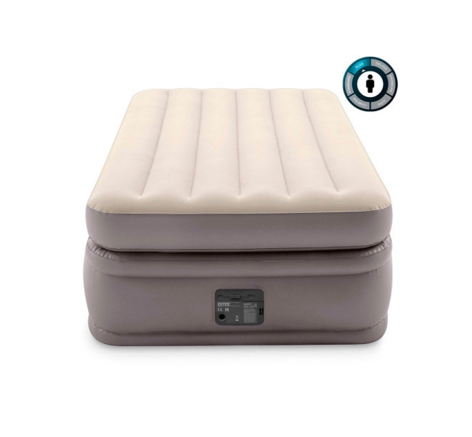 64162 Надувная кровать 99х191х51см "Prime Comfort" встр.нас. 220В, до 136кг