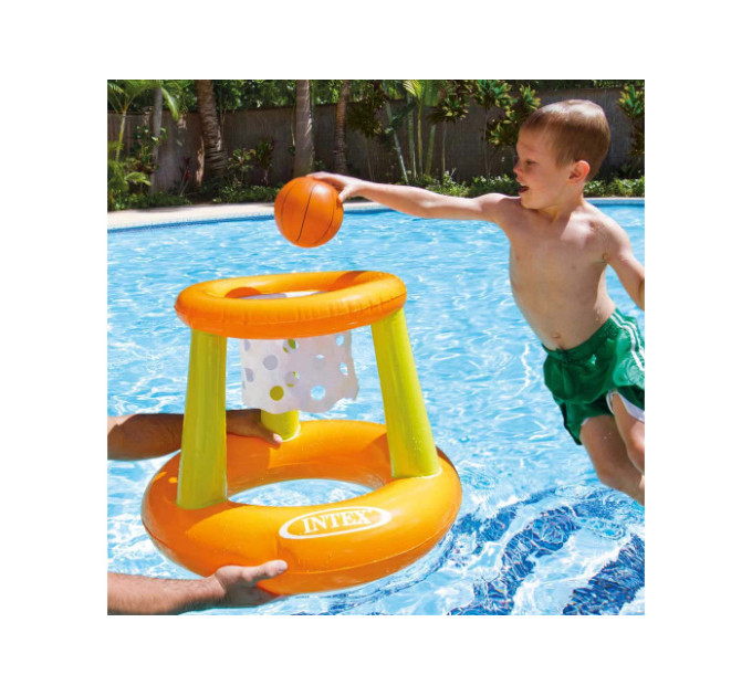 58504 Набор для игры на воде 67х55см "Баскетбол" корзина и мяч, от 3 лет