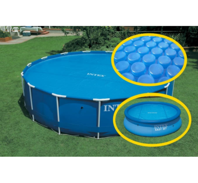 59958/29020 Солнечное покрывало для бассейна Easy Set 244см (D206см, 120мкр (110g/m?))