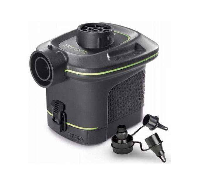 66638 Насос электрический на батарейках (6шт х тип C) "Quick-Fill Battery" 420л/м, 3 насадки в комплекте