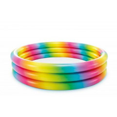 58449 Детский надувной бассейн 168х38см "Радуга" 581л, от 2 лет