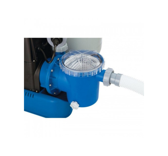 56678/28678 Песочный фильтр-насос с хлорогенератором 220В д/басс. до 40м3, 6м3/ч, резерв. д/песка на 25кг
