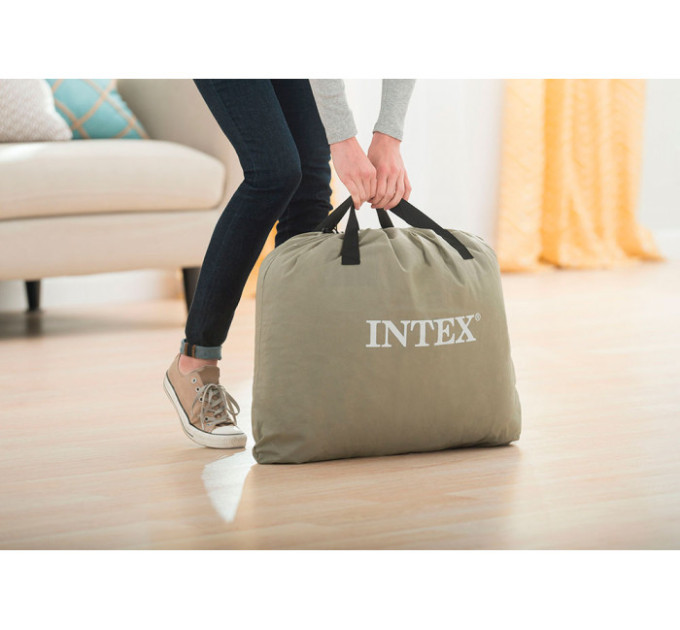 64126 Надувная кровать 152х203х46см "Essential" встр.нас. 220В, до 272кг