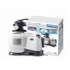 26648 Песочный фильтр-насос 10.5м3/ч, резервуар для песка 21.3кг, фракция 0.45-0.85мм