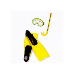 55956 Набор маска,трубка,ласты 3-10 лет