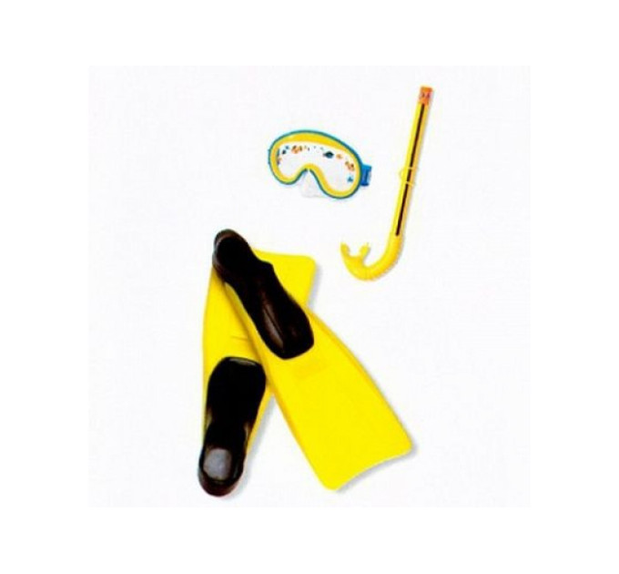 55956 Набор маска,трубка,ласты 3-10 лет