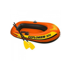 58331 Надувная лодка "Explorer 200" 185х94х41см, вёсла 59623, насос 69613, от 6 лет, до 95кг