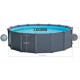 28382 Каркасный бассейн Graphite Panel 478х124 см, 16805л, песочн.фил-насос, лестница, тент, подстилка