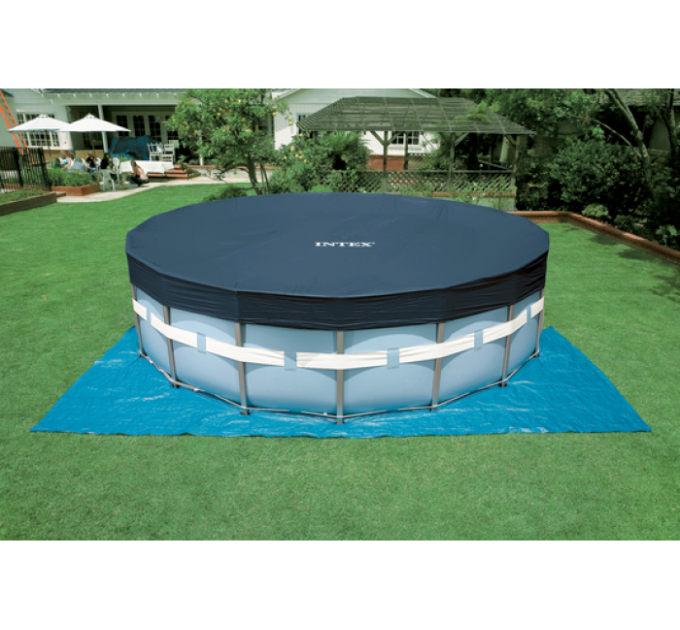 26728 Каркасный бассейн Prism Frame 457х84см, 11325л, фил.-насос 2006л\ч, лестница, тент, подстилка