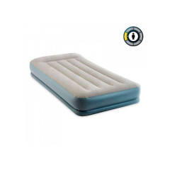 64116 Надувная кровать 99х191х30см с подголовником, встр.насос 220В, до 136кг