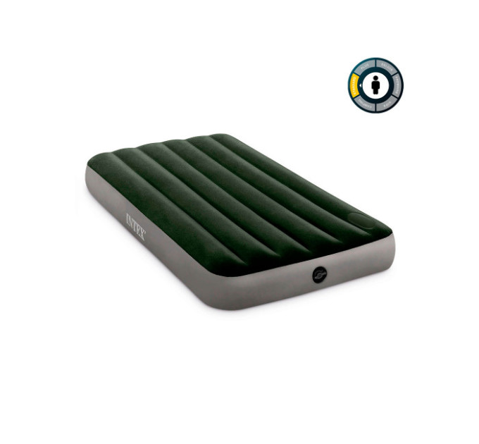 64761 Надувной матрас 99х191х25см, встр. ножной насос, до 136кг
