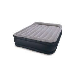 67738 Надувная кровать Deluxe Pillow Rest Raised Bed 152х203х43см с подголовником, встроенный насос 220V