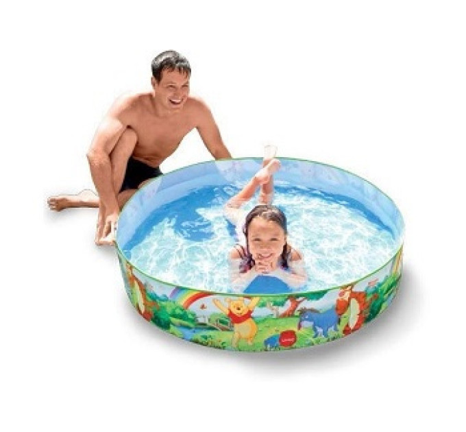 58475 Детский надувной бассейн 122х25см "Винни Пух" Disney, 288л, от 3 лет
