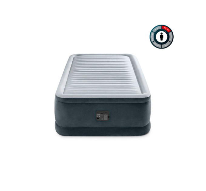 64412 Надувная кровать 99х191х46см "Comfort-Plush" встр.нас. 220В, до 136кг